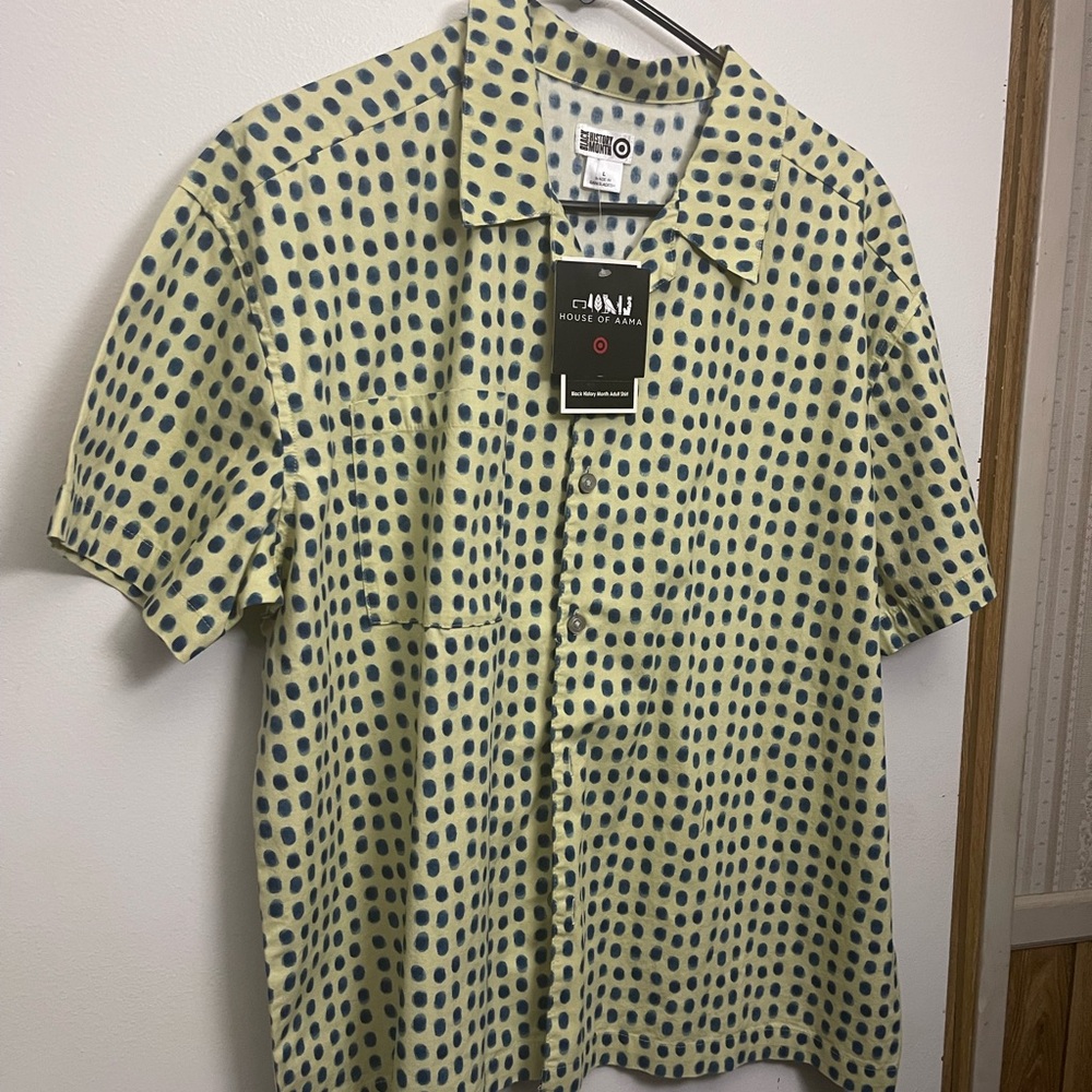 NWT House of AAMA Black History Month shirt size large